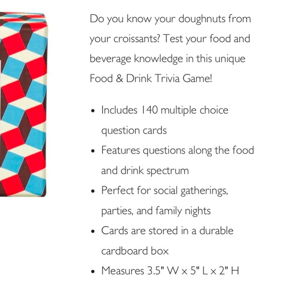 Food & Drink Quiz Game - Multicolor - Picture 6 of 6